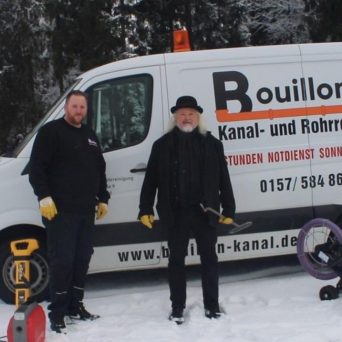 Kanal- und Rohrreinigung Bouillon. Stefan Bouillon und Hans-Peter Leyendecker